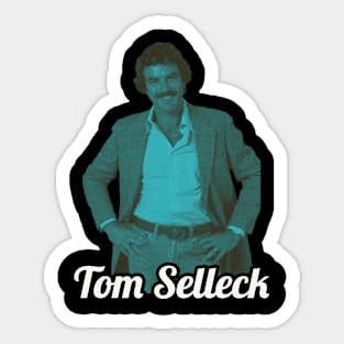 Retro Selleck Sticker